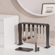 Diamond 9 piece brush set + Makeup brush drying rack & brush organizer + 4in1 Makeup tools cleaning glove