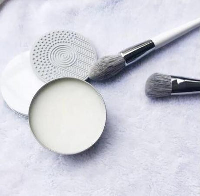 Makeup tools cleansing bar + Makeup brush drying rack & brush organizer + 4in1 Makeup tools cleaning glove